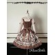 Alice Girl Bear Chocolate Salopette and JSK(1st Pre-Order/Full Payment Without Shipping)